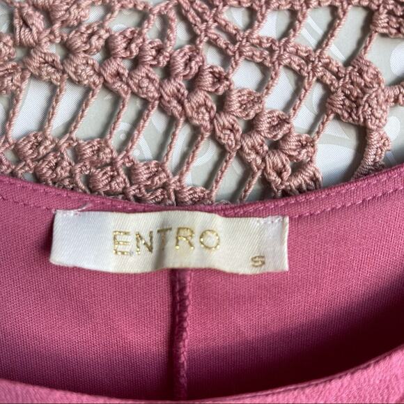 5/$30 Entro Ruffled Shark Bite Hem Sleeveless Mini Dress - Picture 5 of 5